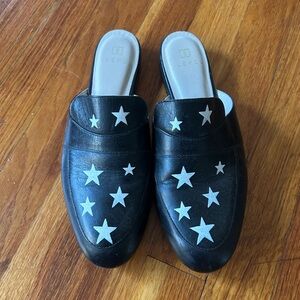 Starry Black Women's Mules
